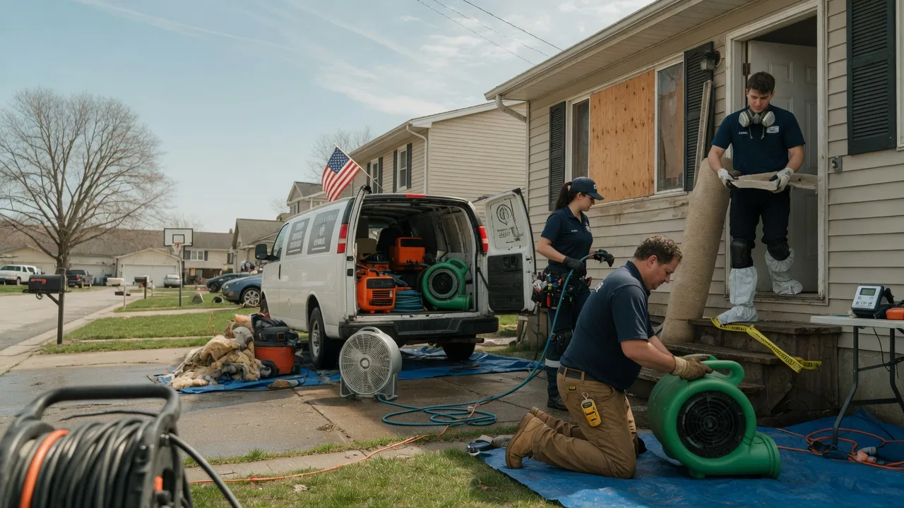 Water Damage Restoration in Vandalia, MI near me